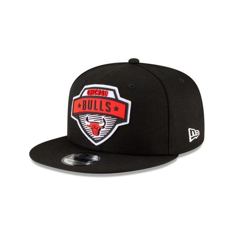 NBA Chicago Bulls Tip Off Edition 9Fifty Snapback (NCJ3907) - Black New Era Caps